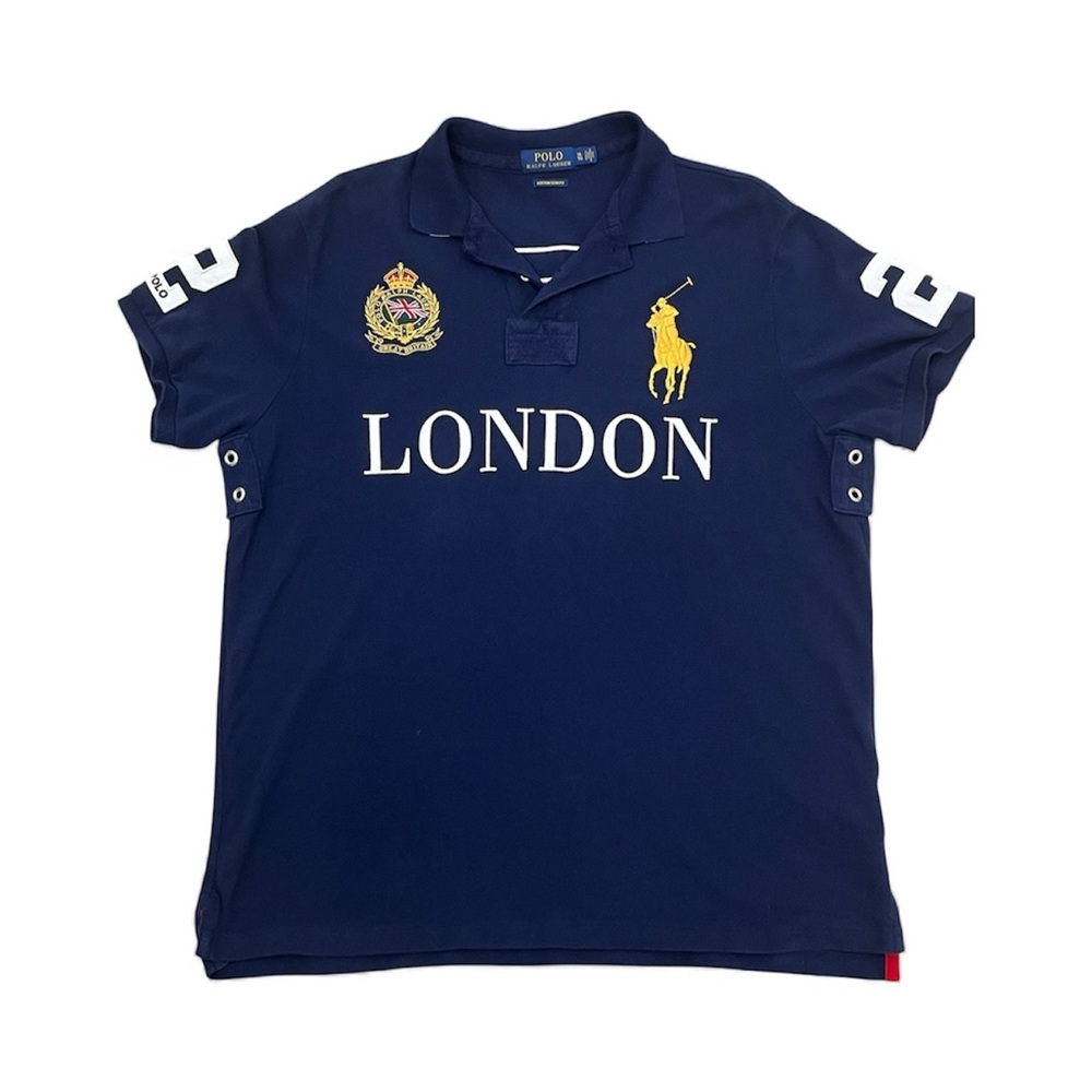 Polo Ralph Lauren London Great Britain Crest Big Pony Polo Shirt Men’s XL